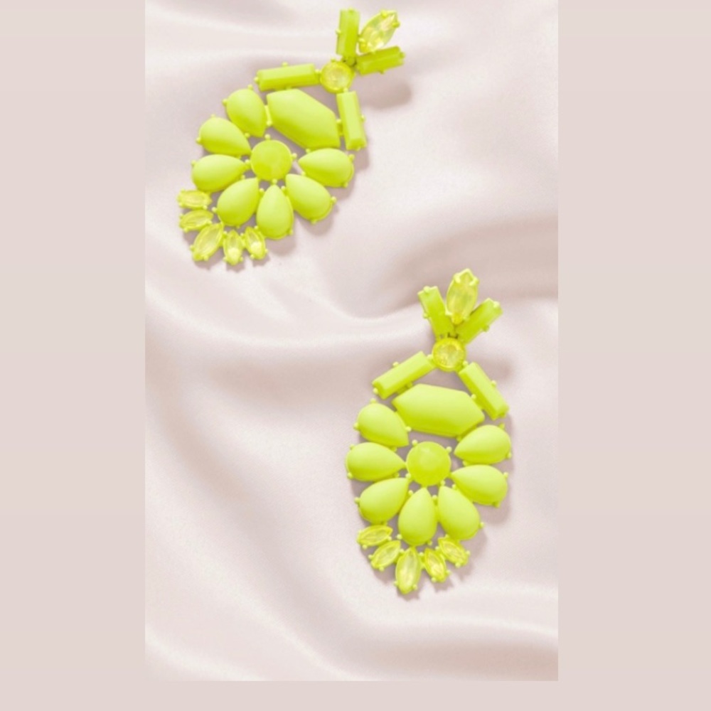 Heck Yes Citron Earrings